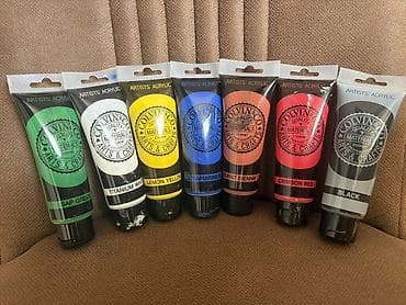 tarsofka boya: Rəssamlar üçün akril boya dəsti – Colvin & Co Arts & Crafts - — 1