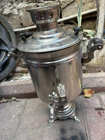 купить бу самовар на дровах: Новый Дровяной Самовар, 5 л, Платная доставка — 3