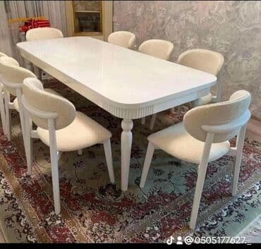 стуля: Для гостиной, Новый, Нераскладной, Овальный стол, 6 стульев — 5