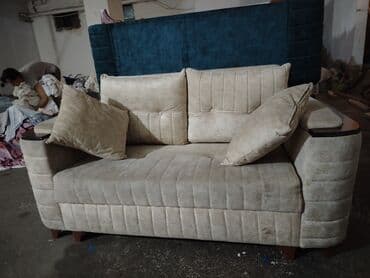 ofis ucun divan: Divan, Açılmayan, Bazasız, Vеlur parça — 4