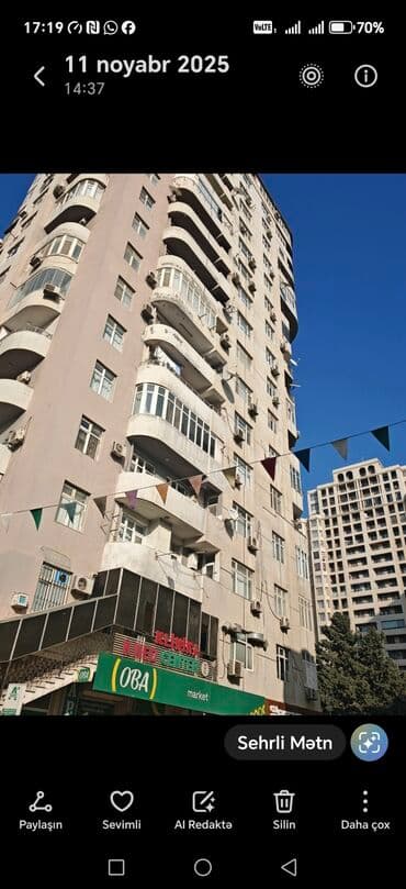 arenda moykalar 2020: Metro İnşaatçılar 50_60_metr məsafədə Qanuni 2_otaq mənzil satılır — 13