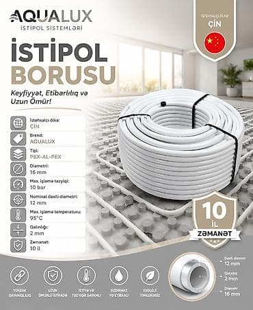 ®️İSTİPOL BORULARI 👍 ✔️Pexalpex borular ✔️Oksigen bariyerli borular — 3