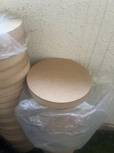 MDF dairəvi kəsimlər - Material: yüksək sıxlıqlı MDF - Forma: dairə