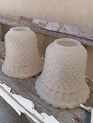 neon işiqlar: Şüşə abajur/plafonet dəsti - Miqdar: 2 ədəd - Material: mat şüşə - — 4