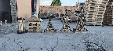 Fiqur, Taxta, rəng - Qəhvəyi