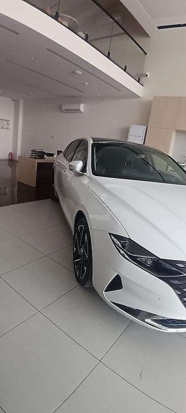 inci aku: Hyundai Grandeur – ağ rəng, sedan, R19 ikirəngli yüngül lehimli — 8