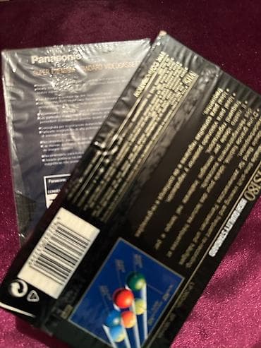 video dvd: Məhsul: VHS video kasetləri dəsti - Markalar: Panasonic SP E-180 və — 2