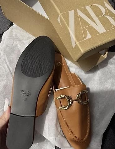 mokasin: Zara, Ölçü: 36, rəng - Qəhvəyi, Yeni — 2