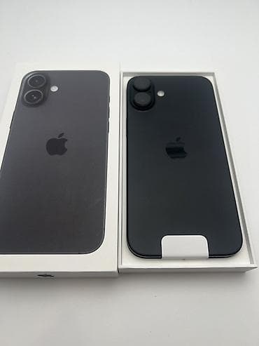 IPhone 16, 128 GB, Qara, Face ID — 2