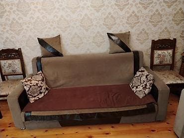 Мебель: Yaxşı vəziyyətdədir. Ev şəraitində istifadə olunub. Dəstə 2 ədəd — 2