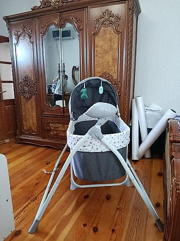 elektron beşik: Elektrikli beşik/hemmock tipli yelləncək beşik Yeni doğulmuşdan — 3