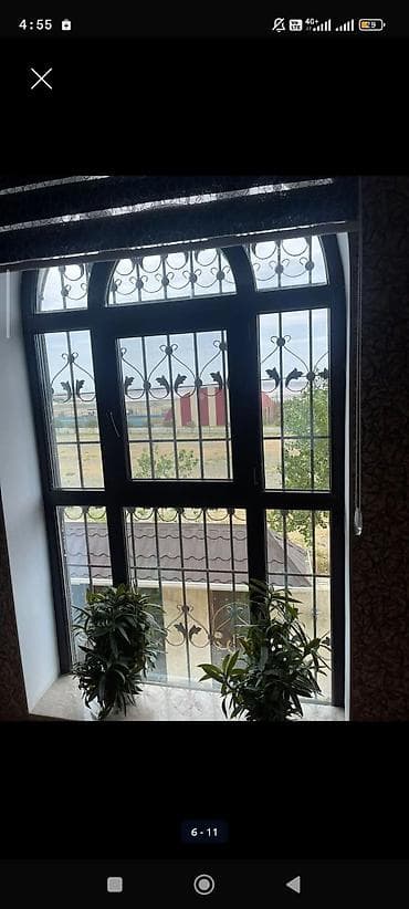 celilabad satilan evler: İki mərtəbəli həyət evi - Ümumi plan: daş hasarlı həyət, geniş — 6