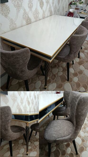 stol stul ikinci el: 🪑 Masa Dəsti Satılır Uzunluğu: 2 metr Qiymət: 500 AZN (alınma — 3