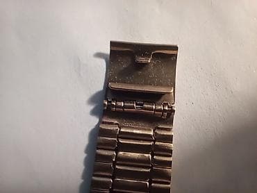 elektron saat qiymetleri: İşlənmiş, Qol saatı, Casio, rəng - Qızılı — 7