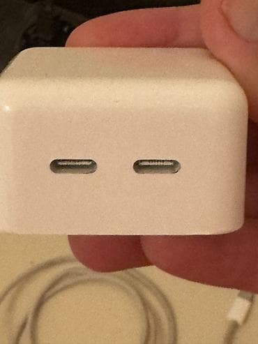 Apple 35W İkili USB‑C Güc Adapteri + USB‑C–USB‑C kabel - Orijinal — 2