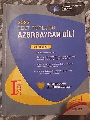 vaza qab: Azərbaycan dili 11-ci sinif, 2023 il — 1