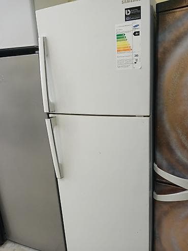 ipad satisi: İşlənmiş 2 qapılı Samsung Soyuducu Satılır, rəng - Ağ, Təkərli — 2