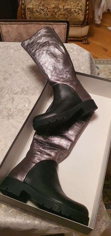 cəkmə: Ölçü: 39, rəng - Qara, Yeni — 1