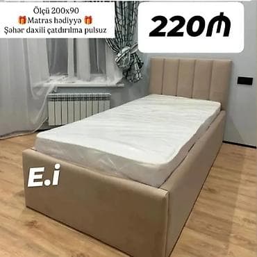 intex matras: - Tək nəfərlik çarpayı, ölçü: 200 x 90 sm - Yumşaq başlıqla, müasir — 1