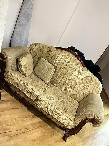 Диван, Нераскладной, Ткань