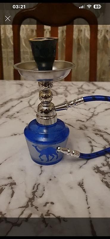 Qəlyan tütünü ile barter edirem - Kompakt ölçülü stolüstü nargilə -