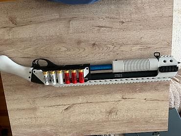 Airsoft pompalı tüfəng — Double Bell X996X seriyası (qutu və