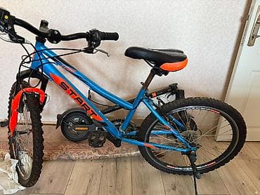 Velosipedlər: Uşaq/yeniyetmə velosipedi – START - Rəng: mavi-göy çərçivə, narıncı — 2