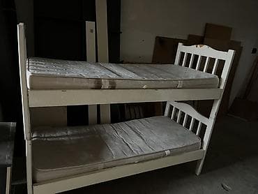 uşaq kravat: Oğlan və qız üçün, Çarpayı, Matras ilə, Siyirməsiz, Taxta — 2