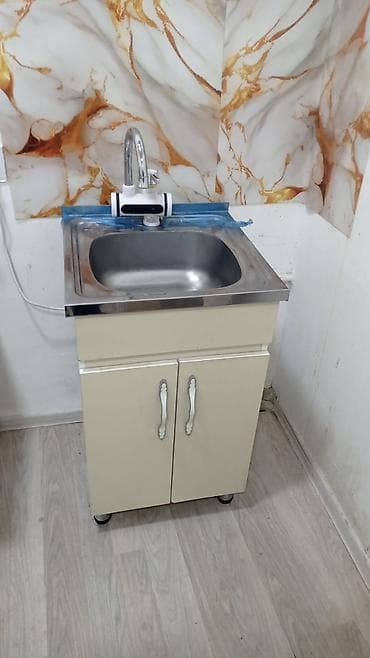 şkaflı utu stolu: Kvadrat Mətbəx çanağı, Şkaflı, Paslanmaz polad — 2