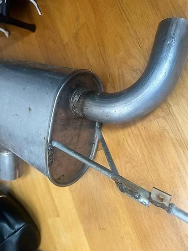bmw e36 katalizator: Avtomobil üçün səsboğucu (arxa silensor) - Material: qalın divarlı — 3