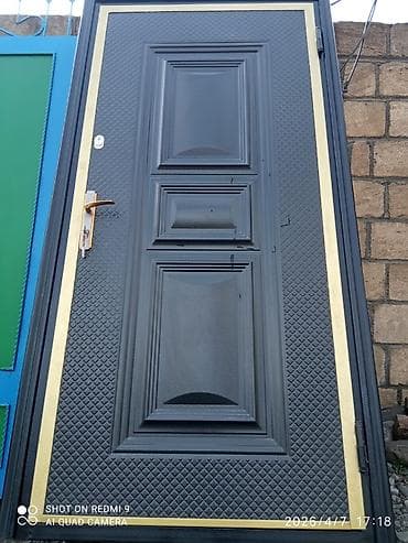 kapı: İşlənmiş Giriş qapısı Çərçivə ilə, Zəmanətsiz, Ödənişli çatdırılma — 2