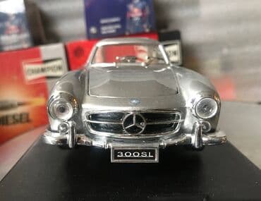 metbex tavan modelleri: Коллекционная модель Mercedes-Benz 300SL Coupe W198 Silver 1954 — 9