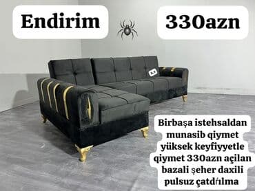 продать старую мебель в баку: Угловой диван, Новый — 1