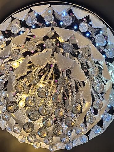 lüst: Led Çılçıraq, 4 və daha çox lampa, Şüşə — 3