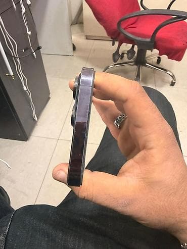 iphone 14 mini: IPhone 14 Pro, 128 GB, Deep Purple, Face ID — 3