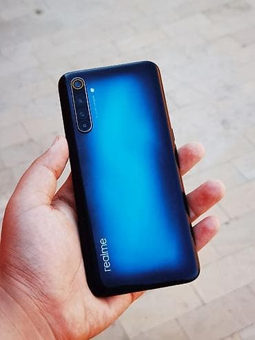 realme 5 pro: Realme 6 Pro, 128 GB, rəng - Göy, Zəmanət, Barmaq izi, Simsiz şarj — 2