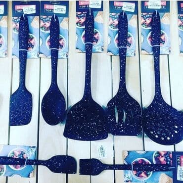 hascevher granit tava: Metbex qaşıqları Material:İçlik qranit,üzlük selekon Yanmaz yapışmaz — 6