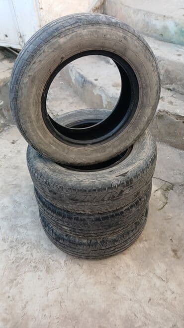 kalyaska tekeri: 4 ədəd minik avtomobili təkəri dəsti. - Ölçü: Yan divarda “AN 600” — 2