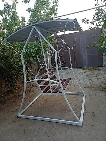 taxta yellencekler: Divan-yelləncək, Zontikli, Metal — 3