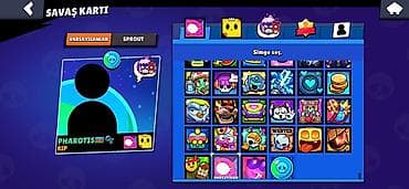 sikke: Brawl Stars oyun hesabı - Ümumi kupa: 55,298 - Üstündə 19,978 — 8