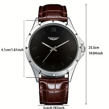 saatlar 2020: Yeni, Qol saatı, rəng - Qəhvəyi — 3