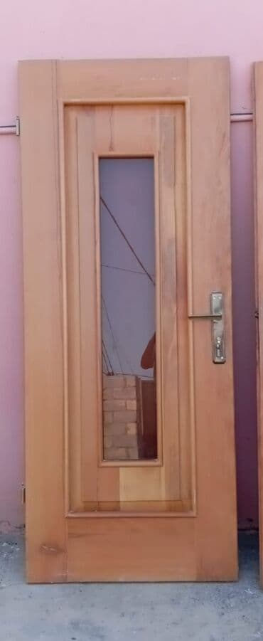 купить дверь межкомнатную: 5 ədəd fıstıq qapı: 4 ədəd şüşəli 1 ədəd sadə - Material:fıstıq - — 3