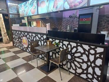 arenda kafelər: Həzi Aslanov metrosuna yaxın yerləşən ümumi sahəsi 80 kv,m olan — 5