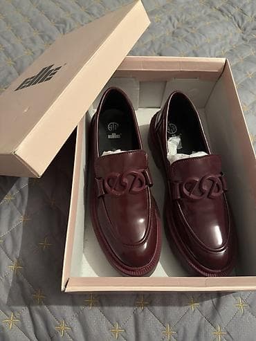 əyaqabi: Məhsul: Elle Shoes – Bordo qadın loafer - Rəng: Bordo (şərab rəngi) — 2