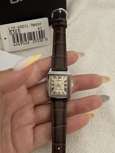 beli: Casio qadın saatı – model LTP-V007L-9BUDF yenidir, satıram çünki — 2