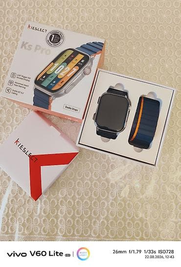 m4 pro: Yeni, Smart saat, Sensor ekran, rəng - Gümüşü — 1