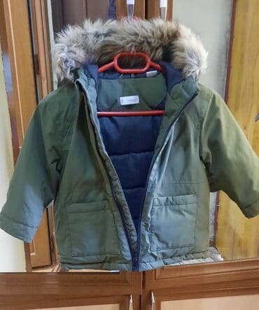 демисезонная верхняя одежда: Uşaq qış gödəkçəsi - Rəng: zeytun-yaşıl - İsti, qalın doldurmalı — 2