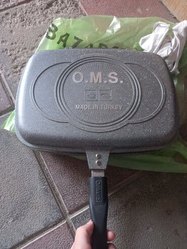 Qab-qacaq və mətbəx ləvazimatlarının alışı: Tava, rəng - Boz, Qranit, Türkiyə — 4