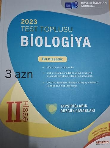 ata tingcilik: Abituriyentlər üçün hazırlıq, test topluları və əlavə kitablar. Test — 7