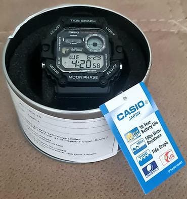 yeni smart saat: Yeni, Qol saatı, Casio, rəng - Qara — 9